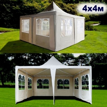 Шатер-павильон Афина-мебель AFM-1032FB Beige 4х4