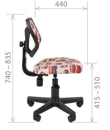 Детское кресло Chairman CHAIRMAN KIDS 106 Black Котики