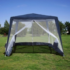 Садовый шатер Афина-мебель AFM-1035NB Blue 3x3/2.4x2.4