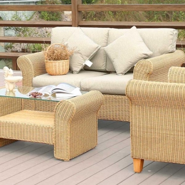 Комплект мебели из иск. ротанга Афина-мебель AFM-4018A Beige