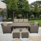 Комплект плетеной мебели Афина-мебель AFM-310B Beige/Grey
