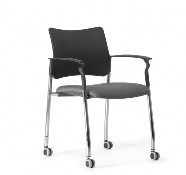 Кресло на колесах Profoffice Pinko plastic cast MH YI363 Arms