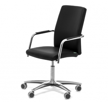 Кресло на крестовине Profoffice Well_seat 5star Dollaro 501 black