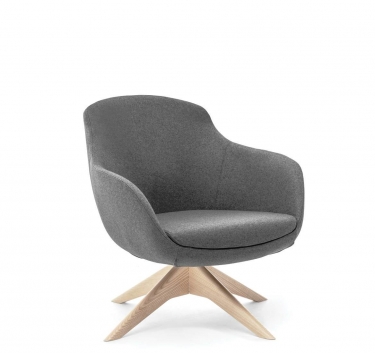 Кресло крутящееся Profoffice NOBLE L21 MUSE 19 Grigio natural