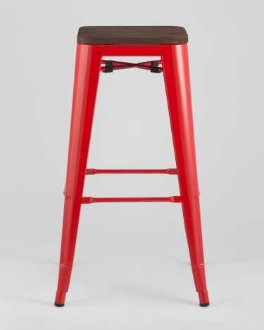Стул барный Stool Group TOLIX WOOD Красный