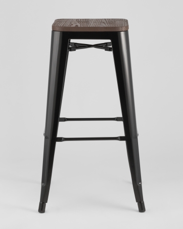 Стул барный Stool Group TOLIX WOOD Черный