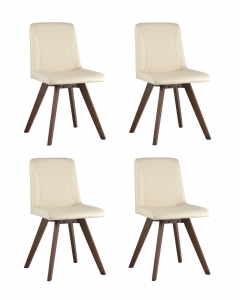 Комплект из четырех стульев Stool Group MARTA 4 PU Бежевый