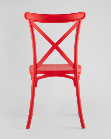 Стул пластиковый Stool Group Кроссбэк Красный