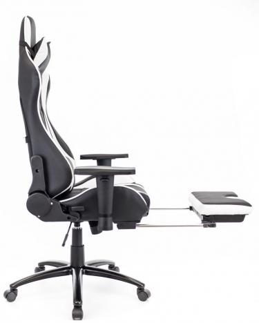 Кресло геймерское Everprof Everprof Lotus S1 Экокожа Черный Белый