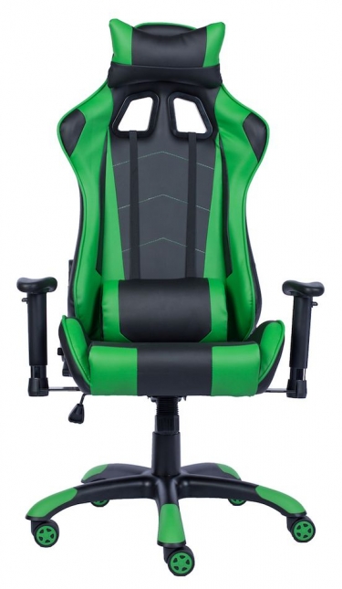 Кресло геймерское Everprof Everprof Lotus S9 Экокожа Зеленый Черный