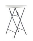 Стол круглый Stool Group Кейт коктейльный Белый