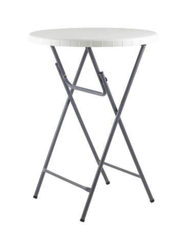 Стол круглый Stool Group Кейт коктейльный Белый
