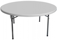 Стол круглый складной Stool Group Кейт 160 см Белый