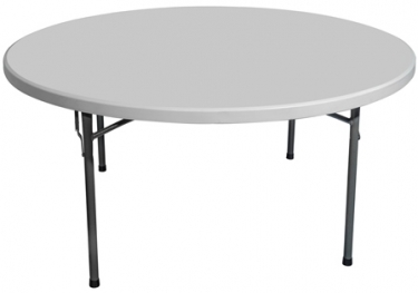 Стол круглый складной Stool Group Кейт 160 см Белый