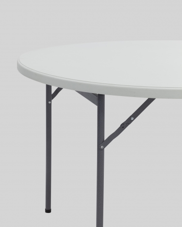 Стол круглый складной Stool Group Кейт 116 см Белый