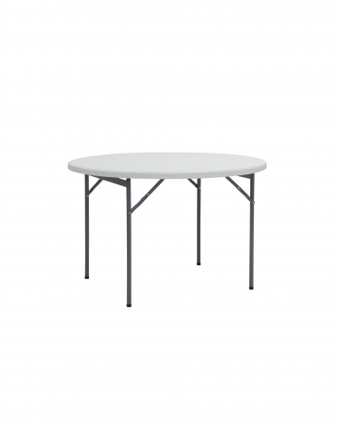Стол круглый складной Stool Group Кейт 116 см Белый
