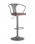 Стул барный Stool Group TOLIX ARMS SOFT Серебристый
