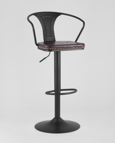 Стул барный Stool Group TOLIX ARMS SOFT Черный