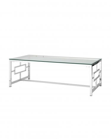 Журнальный стол Stool Group БРУКЛИН 120x60 Серебро