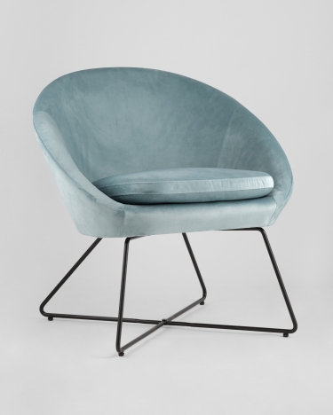 Кресло Stool Group Колумбия Пыльно-голубое