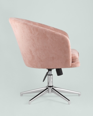 Кресло регулируемое Stool Group Харис Розовое