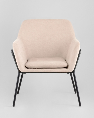 Кресло Stool Group Шелфорд Светло-розовое