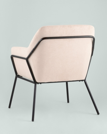 Кресло Stool Group Шелфорд Светло-розовое