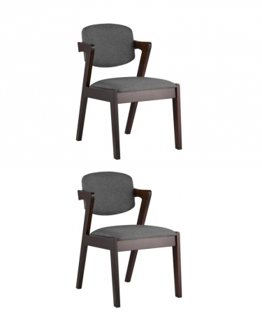 Комплект из двух стульев Stool Group VIVA 2 шт Темно-серый
