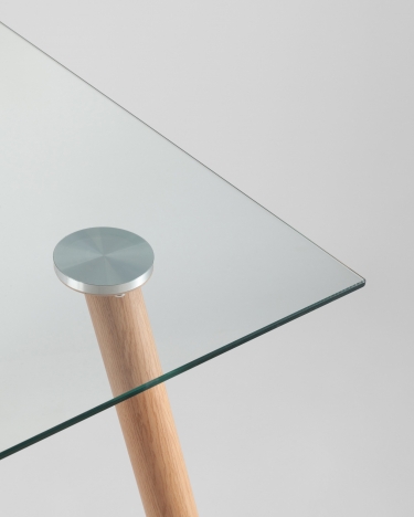 Стол Stool Group Освальд Стеклянный