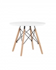 Стол детский Stool Group Eames DSW белый, ножки массив бука