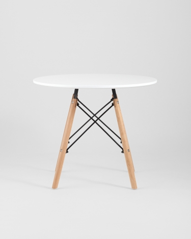Стол детский Stool Group Eames DSW белый, ножки массив бука