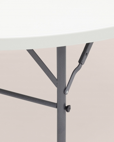 Стол складной круглый Stool Group Кейт 150 Белый