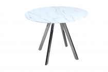 Стол обеденный Stool Group Хьюстон D100 Белый