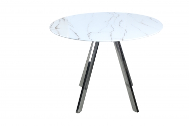 Стол обеденный Stool Group Хьюстон D100 Белый