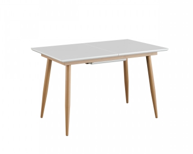 Стол обеденный Stool Group Стокгольм 120-160 Белый
