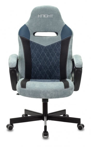 Кресло игровое Zombie Бюрократ VIKING 6 KNIGHT BL FABRIC Синий