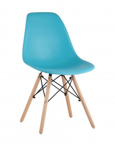 Стул Stool Group Eames DSW 4 шт. Бирюзовый
