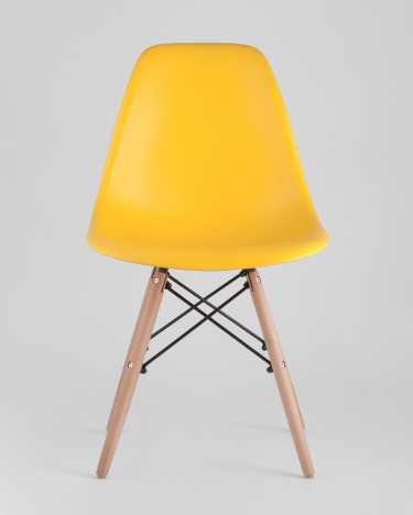Стул Stool Group Eames DSW 4 шт. Желтый