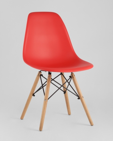 Стул Stool Group Eames DSW 4 шт. Красный