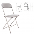 Стул складной для дома и офиса BRABIX BRABIX Golf CF-002 Серый