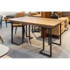 Стол раскладной обеденный R-home Loft 160 Дуб табак