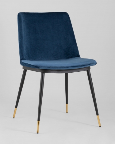 Стул Stool Group Мелисса велюр Синий