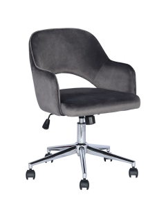 Компьютерное кресло Stool Group Кларк велюр Серый