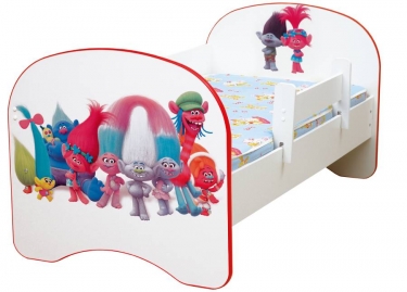 Кровать детская Матрица с фотопечатью без ящика 8001600 Тролли
