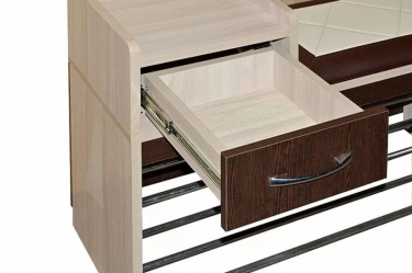 Тумба Ивару Ольга 5 Ясень шимо светлый Венге
