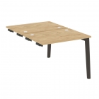 Стол-приставка двойной к опорным элементам Рива ONIX WOOD OW.D.SPR-1.7 Тиквуд Светлый/Темный
