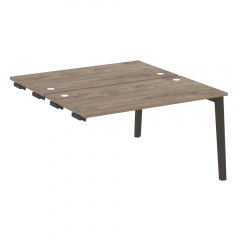 Стол-приставка двойной к опорным элементам Рива ONIX WOOD OW.D.SPR-3.7 Тиквуд Темный/Темный
