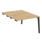 Стол-приставка двойной к опорным элементам Рива ONIX WOOD OW.D.SPR-2.8 Тиквуд Светлый/Темный