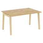 Стол переговорный 1 столешница Рива ONIX WOOD OW.PRG-1.3 Тиквуд Светлый/Светлый