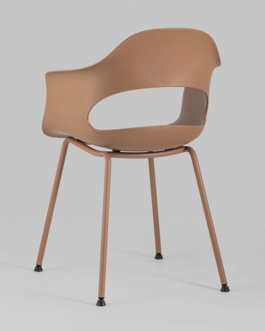 Стул пластиковый Stool Group Lady Коричневый